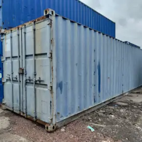 40ft Used Container – Lower Grade Cargo Worthy - Angled View Outside