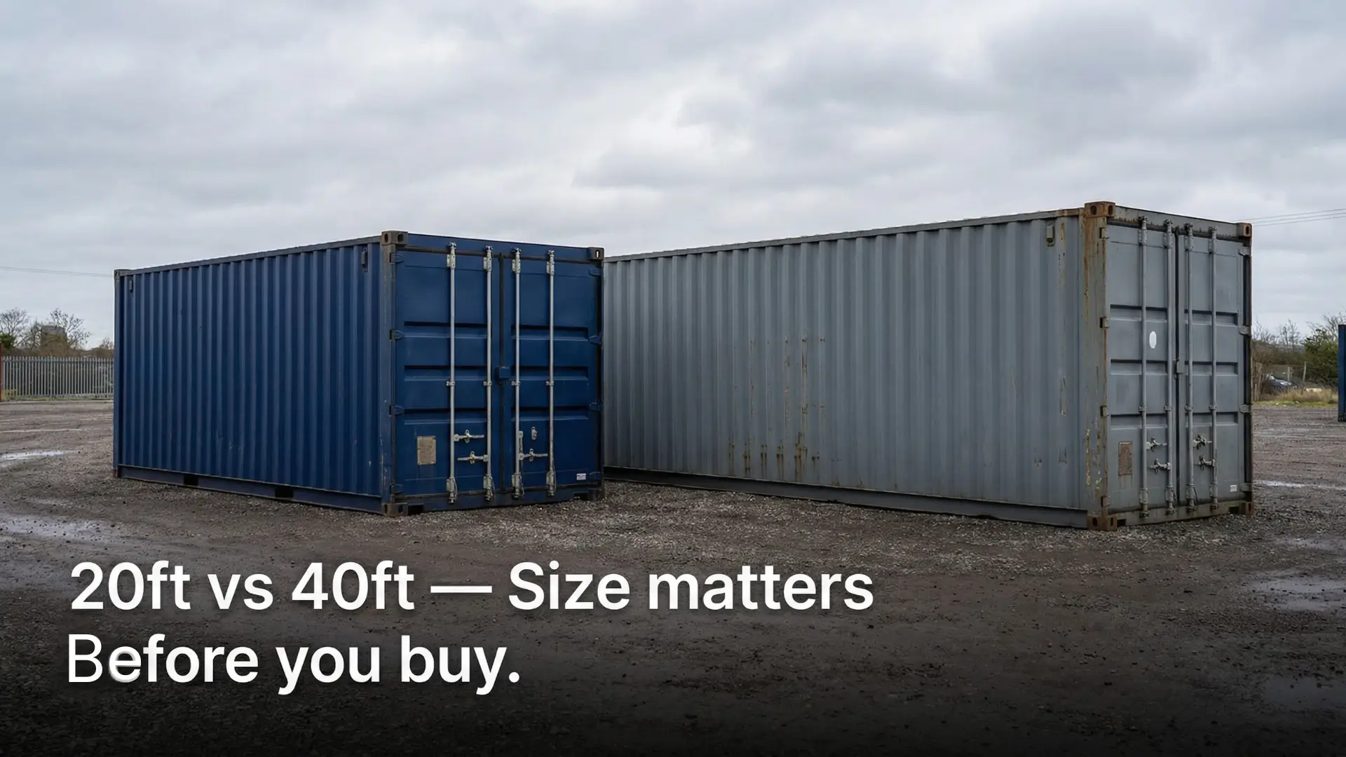 How to Choose the Right Shipping Container